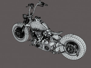 Harley-davidson-knucklehead Model 3D
