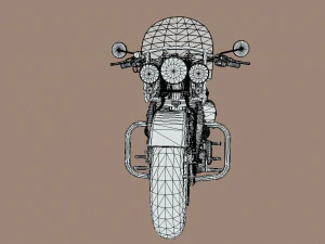 Harley-davidson-fat-boy-lo-vintage-1992-v11 3D Model