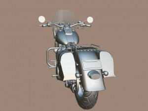 Harley-davidson-fat-boy-lo-vintage-1992-v11 3D Модель