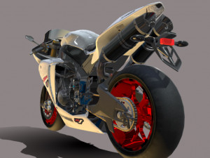 Yamaha-yzf-r1 Modello 3D