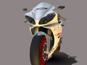 Yamaha-yzf-r1 Modello 3D
