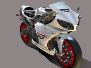 Yamaha-yzf-r1 Modello 3D