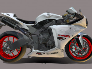 Yamaha-yzf-r1 Modello 3D