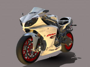 Yamaha-yzf-r1 Modello 3D