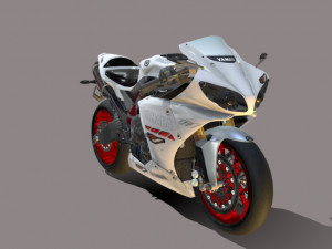 Yamaha-yzf-r1 Modello 3D