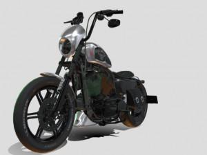 Harley-davidson-xl883n-sportster-iron-883-v1 Modelo 3D