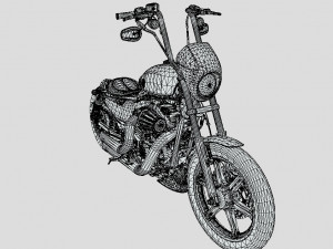 Harley-davidson-xl883n-sportster-iron-883-v1 Modelo 3D