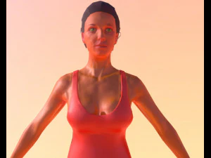 Baywatch-swimsuit 3D Model