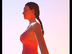 Baywatch-swimsuit 3D Model