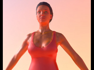 Baywatch-swimsuit 3Dモデル