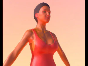 Baywatch-swimsuit 3D Model