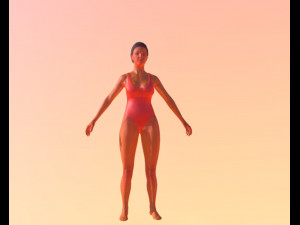 Baywatch-swimsuit 3Dモデル