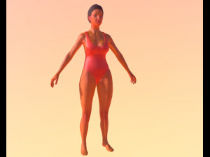 Baywatch-swimsuit 3Dモデル