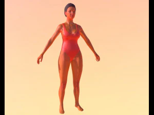 Baywatch-swimsuit 3D Model