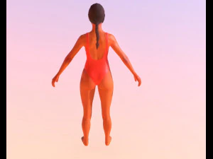 Baywatch-swimsuit 3D Model