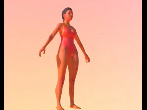 Baywatch-swimsuit 3D Model