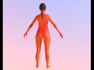 Baywatch-swimsuit 3D Model