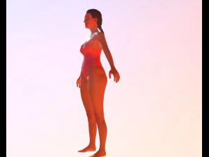 Baywatch-swimsuit 3D Model
