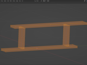Shelf for books Model 3D