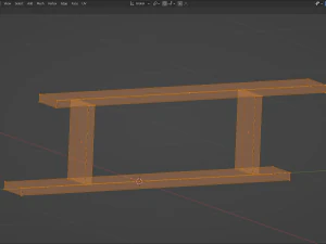 Shelf for books 3D Model