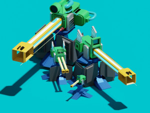 Sniper tower Modelo 3D