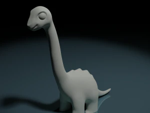 Longneck baby 3D Print Model