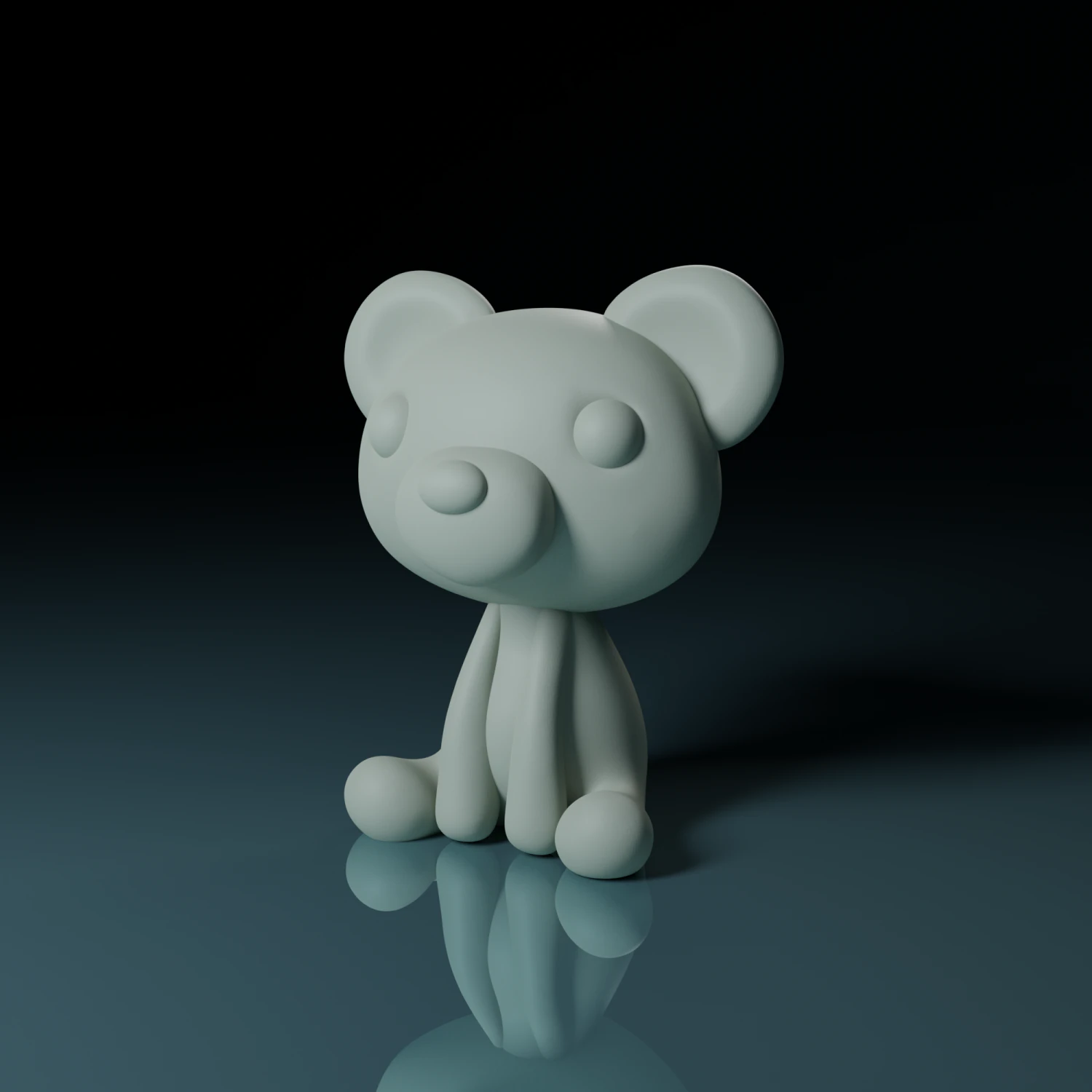 Panda baby 3D Print Model .c4d .max .obj .3ds .fbx .stl .blend