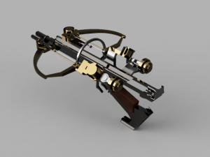 Crossbow from dishonored 3D Baskı Modeli