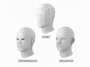Natural Female and Male Base Mesh in A Pose BUNDLE Model 3D