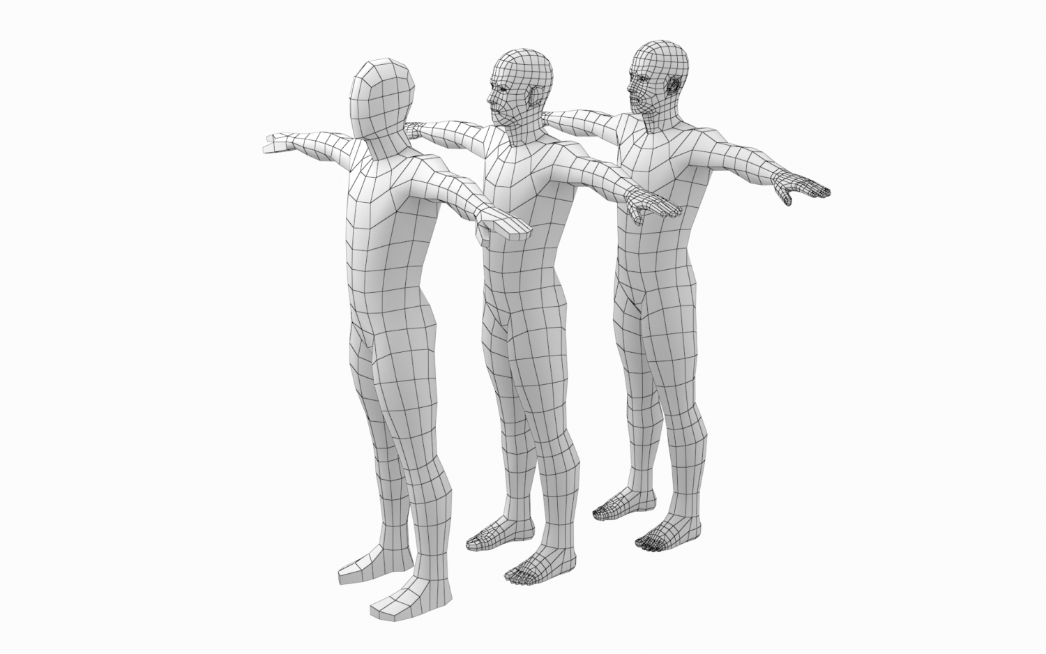 Male T Pose Reference