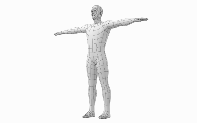 T Pose Statue - 3D model by De Artis Digitale (@ironivan) [32aae10]