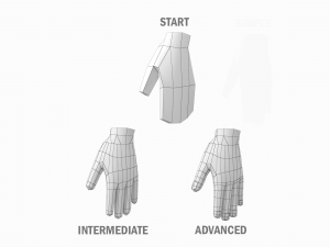 Natural Male Base Mesh in T-Pose 3D Model
