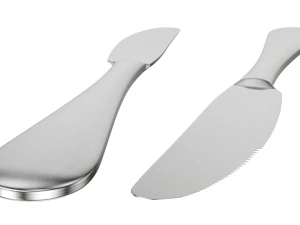 Dessert Knife Fork Spoon Generic Cutlery 3D Model