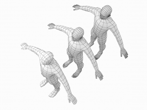 Natural Male in A-Pose Base Mesh Modelo 3D