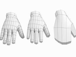 Natural Male in A-Pose Base Mesh Modelo 3D