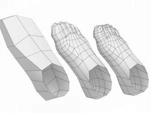 Natural Male in A-Pose Base Mesh 3D Model