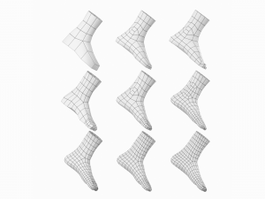 Foot Base Mesh Kit 3D 모델