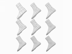 Foot Base Mesh Kit 3D 모델