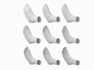Foot Base Mesh Kit 3D 모델