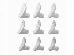Foot Base Mesh Kit 3D Model