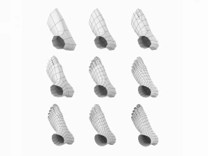 Foot Base Mesh Kit 3D Model