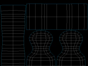 Zip Fastener For Outerwear With 5cm Teeth Rows 3D Model