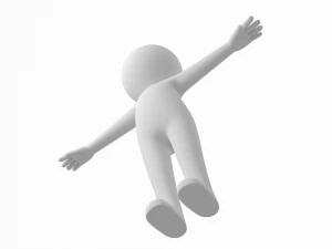 T 形成人风格火柴人 3D 模型