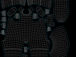T 形成人风格火柴人 3D 模型
