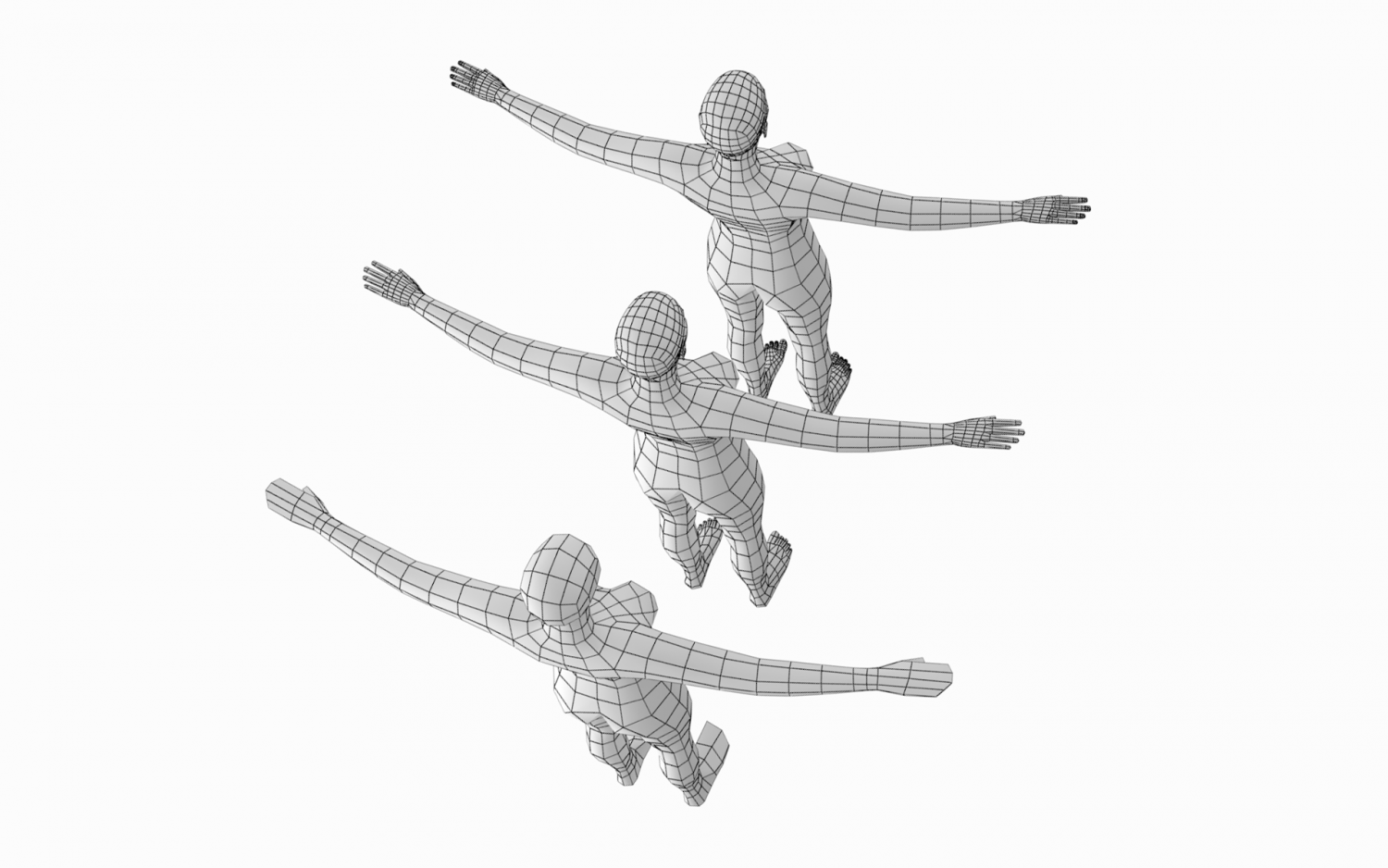 Why is the 'T-Pose' the default pose used when animating 3D models? Why is  this pose easier to work with than others? - Quora