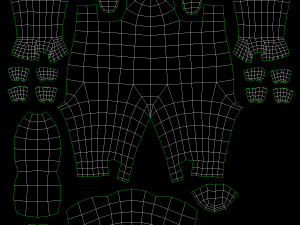 Toddler Baby Child Stickman in T-Pose 3Dモデル