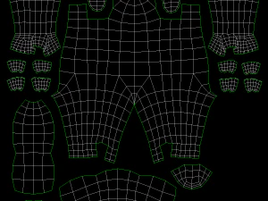 Toddler Baby Child Stickman in T-Pose 3D Model