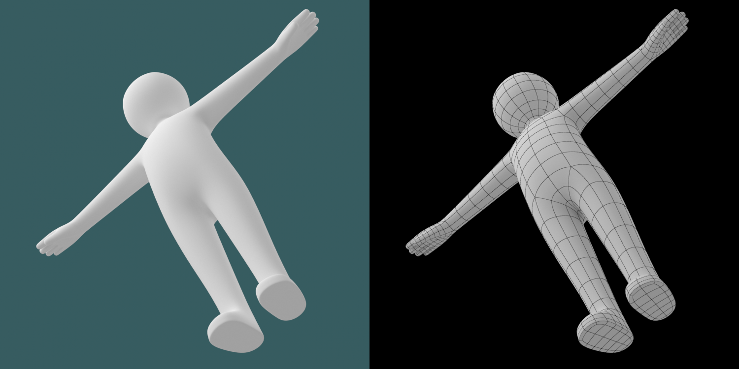 Female base mesh T pose - Download Free 3D model by Ares.Badsector  (@Ares.Badsector) [c900126]