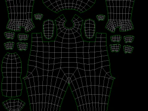 Bebek &Ccedil;ocuk &Ccedil;&ouml;p Adam T-Pose'da 3D Model