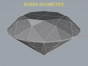 Round Diamond Brilliant Faceting Ideal Cut 3D Model